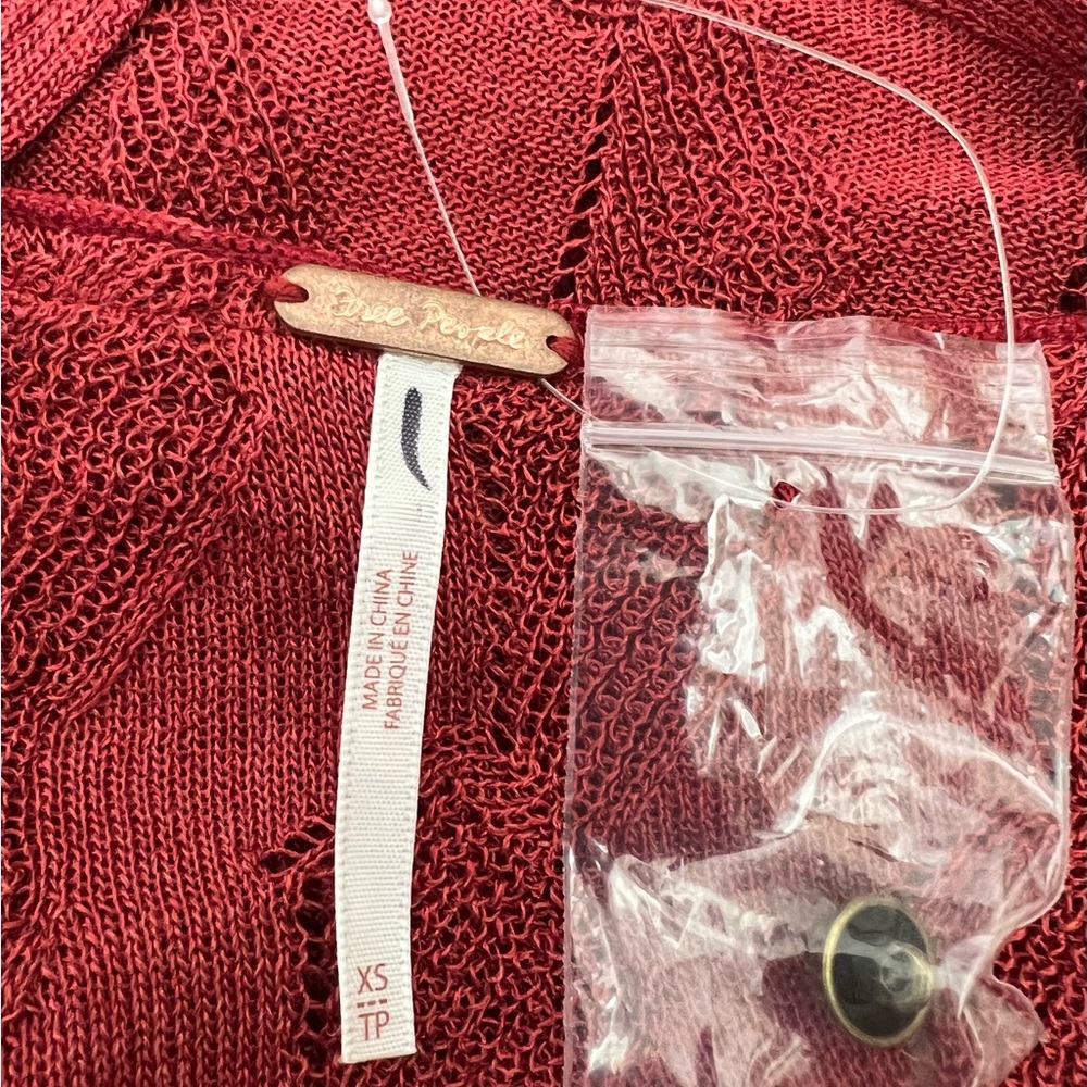 Free People knitted button down tunic! - Picture 5 of 6